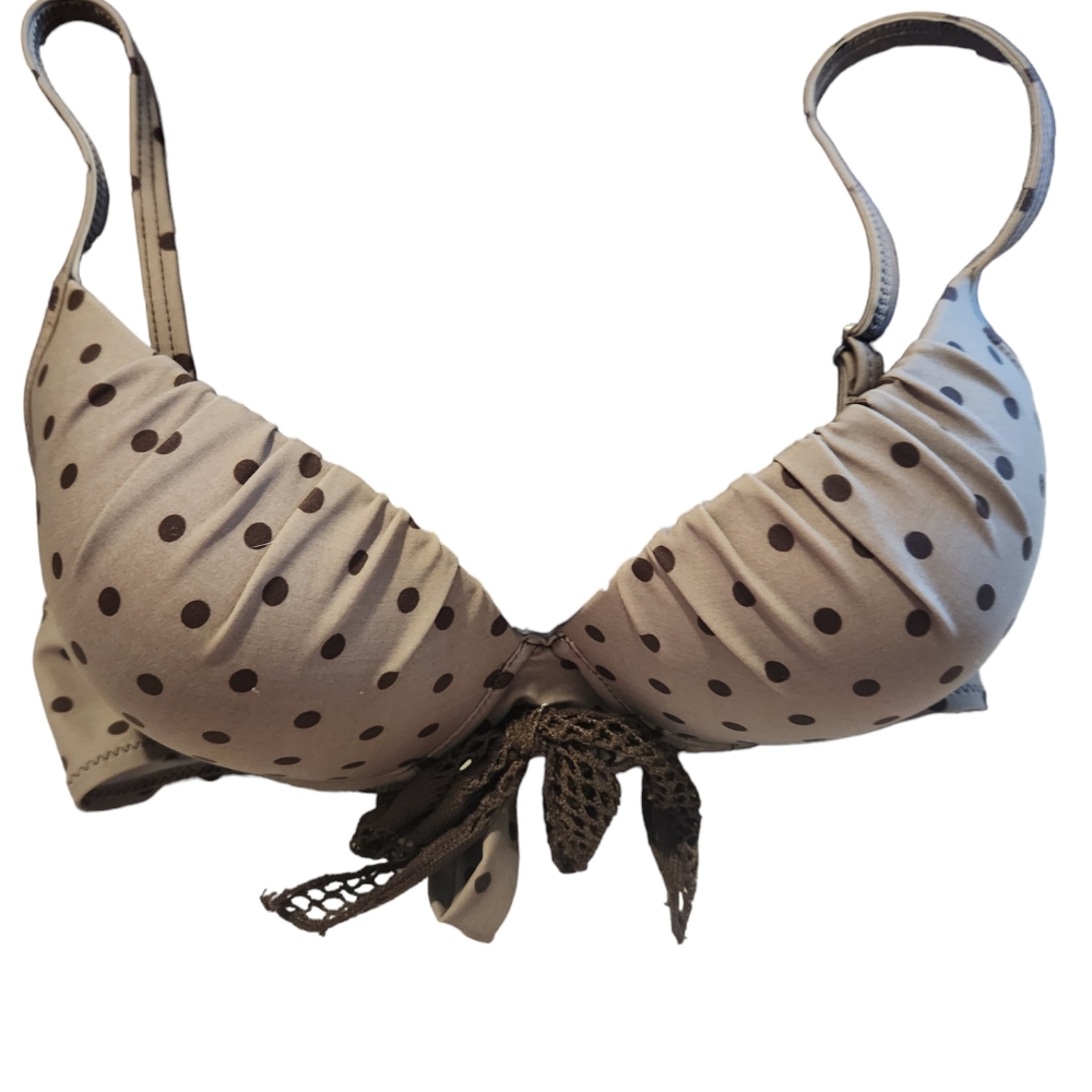 Ruched bikini top - M